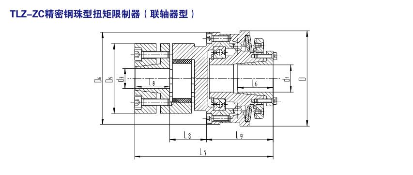 TLZ-ZC精密鋼珠型扭矩限制器